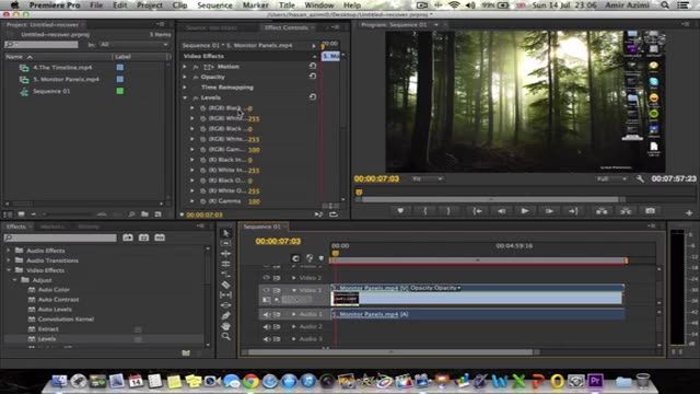 آموزش "Adobe Premiere Pro CS6" قسمت هفتم