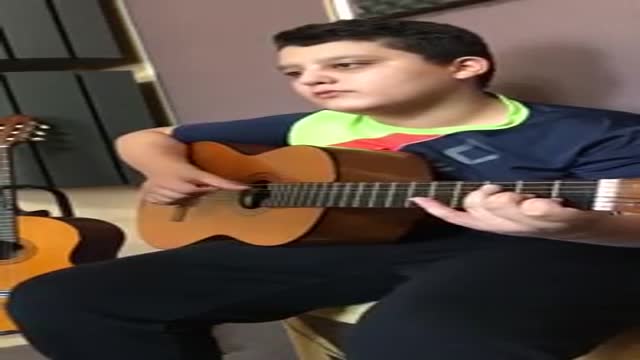 Meadow Lands محمد حسن رحیمی هنرجوی گیتار فرزین نیازخانی آموزشگاه موسیقی فریدونی