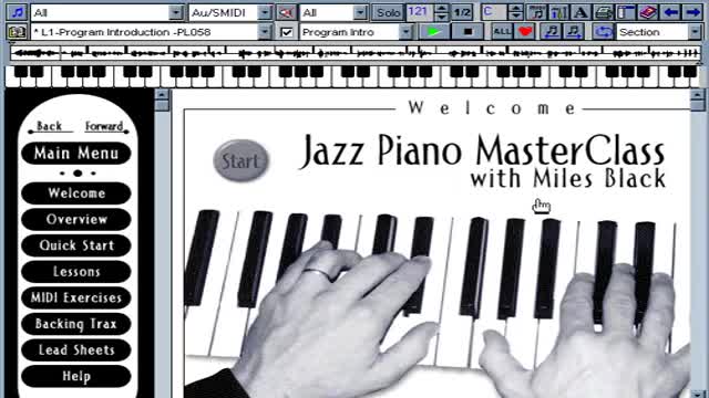 دانلود برنامه اموزشی پیانو PGMusic Jazz Piano Master Class Vol 1 and 2 TUTORiAL