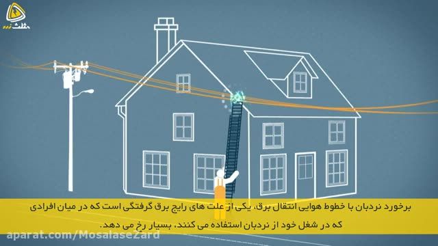 خطر برخورد با شبکه های برق