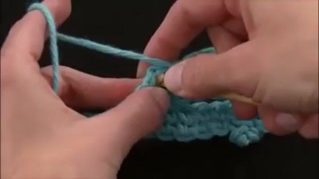 ‫آموزش بافت ساده بافی  با قلاب . Split Single Crochet‬‎