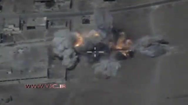 نابودی مواضع داعش در سوریه با موشک‌های کروز روسیه