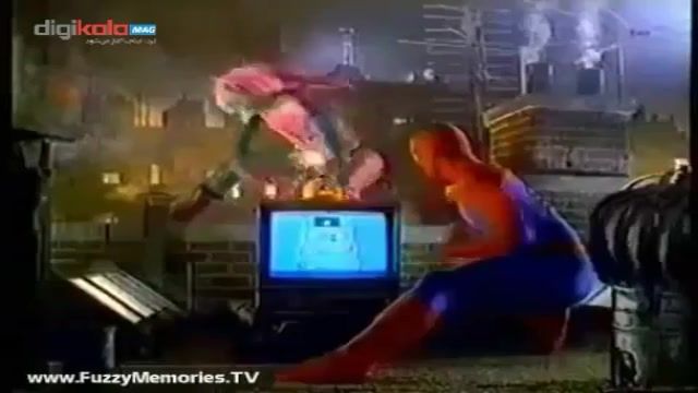 تبلیغ تلویزیونی بازی Spiderman برای آتاری در سال 1982