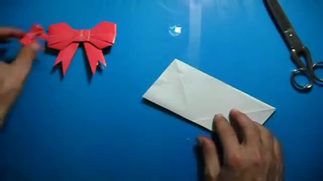 origami papion-1 اوریگامی پاپیون