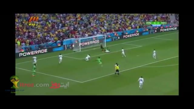 لحظات دیدنی بازی ایران و نیجریه