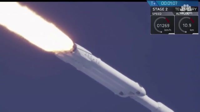 مراحل پرتاب "Falcon Heavy" , قوی ترین موشک جهان