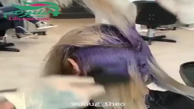 هایلات رنگی روی مو در لیلیوم Liliyome