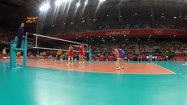 ویدیوی فنی - فینال المپیک 2012 (برزیل - روسیه) - رالی 6