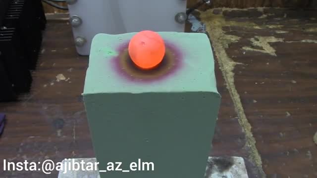 انتقال حرارتی درون فوم اسفنجی به صورت تایم لپس