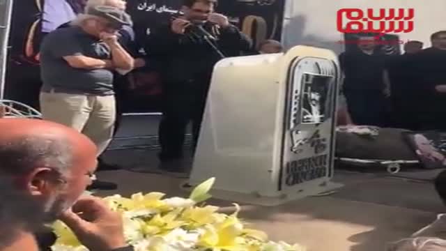 پیام صوتی بهروز وثوقی در مراسم تشییع ناصر ملک مطیعی