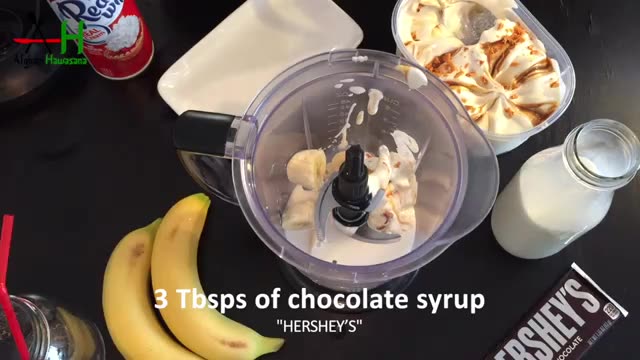 How to make Banana & Chocolate Smoothie[طرز و تهیه جوس کیله و چاکلیت]