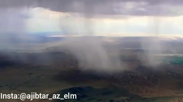 ویدیو نحوه بارور کردن ابرها برای بارش باران مصنوعی توسط ید نقره