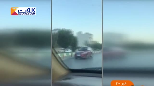 خط پایان پلیس به حرکات نمایشی راننده 17 ساله شیرازی 
