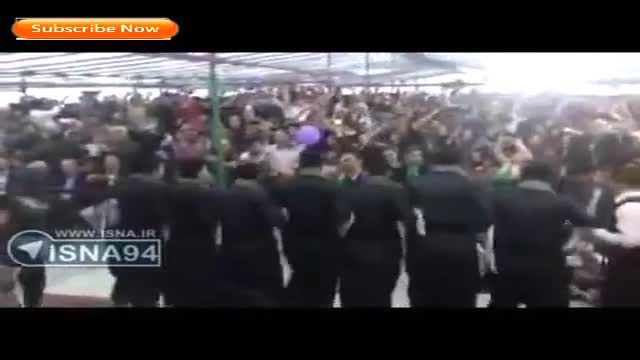 ‫حضور پر شور هواداران حسن روحانی در ارومیه پس از پیروزی در انتخابات 96‬‎