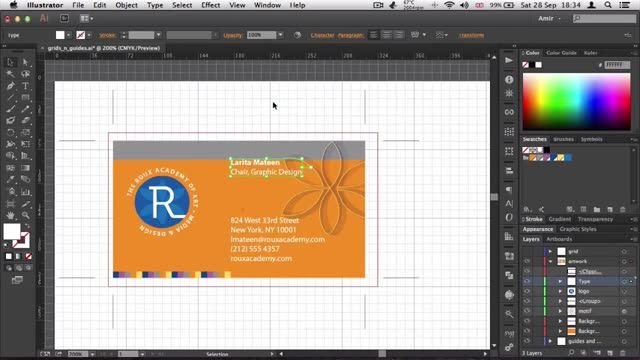 6- تغییر واحد و نمایش طرح کلی در Adobe Illustrator