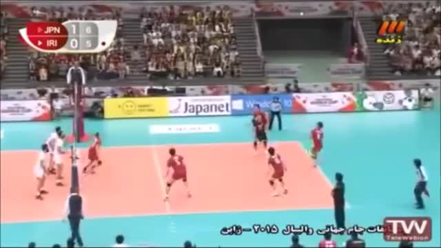 جام جهانی 2015 | روز هشتم ایران ژاپن - پاس بینقص معروف از زمین حریف!