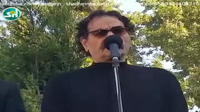 ‫سخنرانی و آوازخوانی شهرام ناظری در مراسم تشییع ناصر فرهودی / Shahram Nazeri Naser Farhoodi‬‎