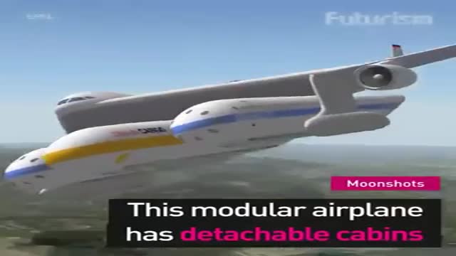 ‫طرح مفهومی هواپیماهای مسافربری با کابین های قابل اتصال و جدا سازی، انقلابی در صنعت حمل و نقل‬‎