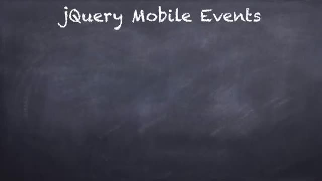 23- رویداد touch در جی کویری موبایل jQuery Mobile