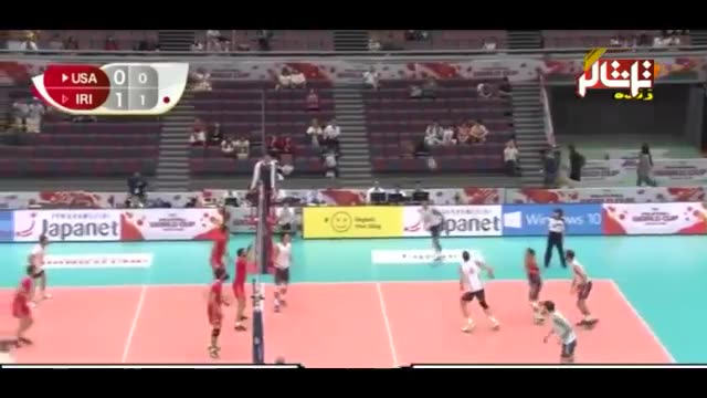 ‫تماشاگر //   خلاصه والیبال : ایران 1 - 3 آمریکا (ویدیو)‬‎