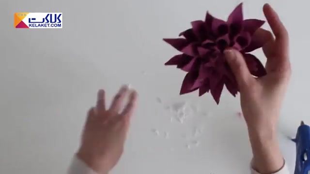 مجموعه آموزشی درست کردن گل های نمدی: یک طرح جالب از گل کوکب