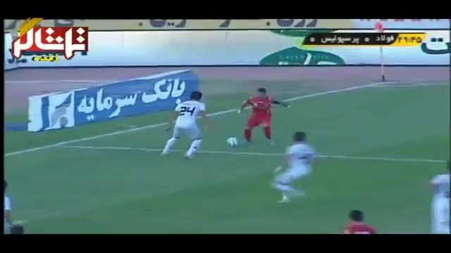‫تماشاگر //  خلاصه بازی: فولاد خوزستان 0 - 2 پرسپولیس‬‎