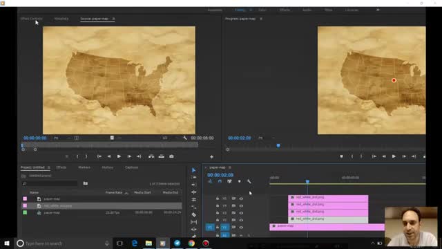 ‫92- ساخت یک map در Adobe premiere - آموزش پریمیر سعید طوفانی‬‎