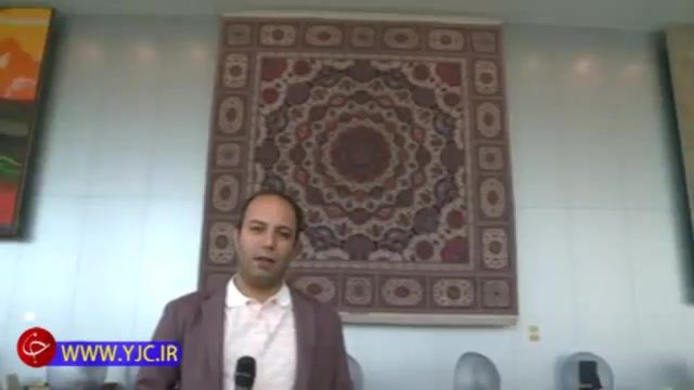 اهدای تابلو فرش ایرانی با شعر معروف سعدی به سازمان ملل