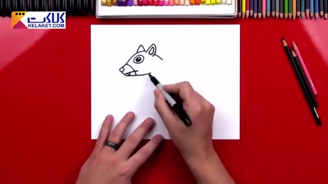 آموزش نقاشی برای کودکان: کشیدن شیطان تاسمانی