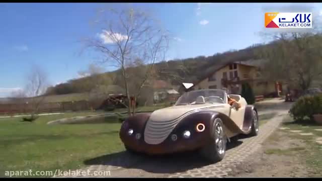 ساخت خودرویی مفهومی و چوبی بنام "جولیا" توسط یک نجار رومانیایی