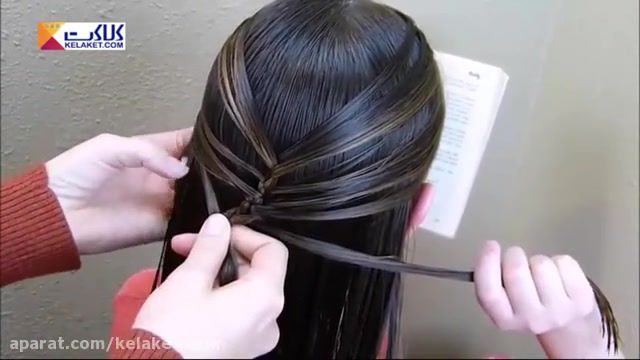 ویدیو آموزش شینیون بافت موی زیبا و دخترانه