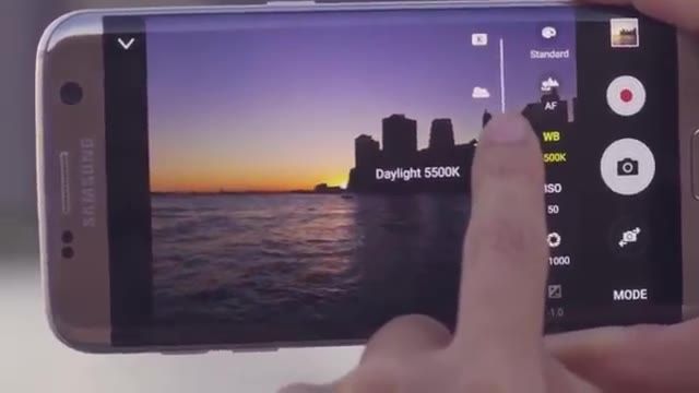 ‫نحوه دسترسی به منو تنظیمات پیشرفته دوربین گلسی اس7 اج -Galaxy S7 Edge‬‎