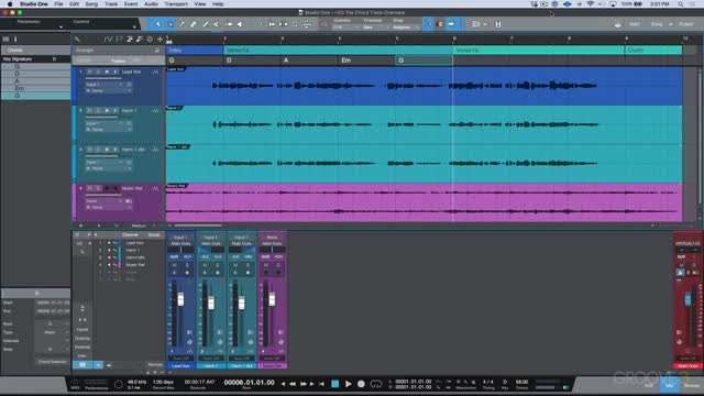 اموزش کامل استودیو وان 4 (پیشرفته) Groove3 Studio One 4 Advanced TUTORiAL