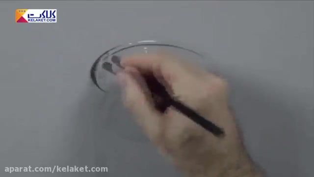 آموزش نقاشی با مداد سیاه: طرح لیوان آب با سیاه قلم و آموزش سایه زنی با مداد 