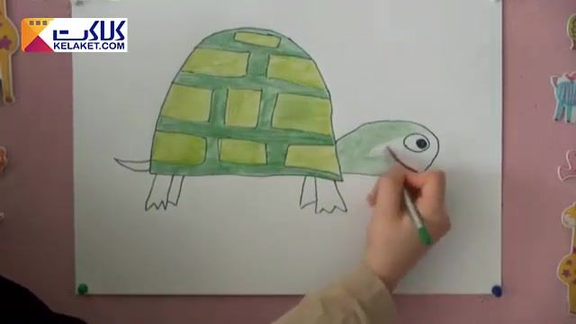 جدید ترین آموزش نقاشی لاک پشت برای کودکان
