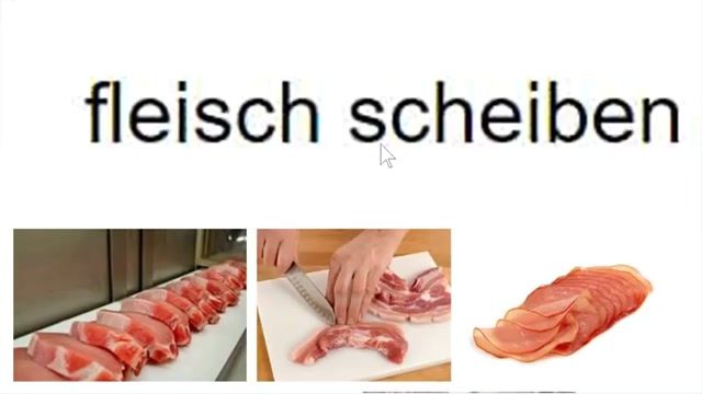یادگیری و حفظ لغات آلمانی با روزی 10 کلمه-کلمات تخصصی آشپزی 2