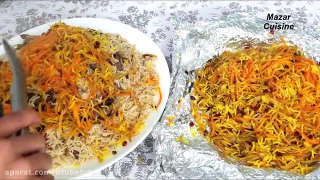 آموزش کامل طرز تهیه غذا های افغانستان - طرز تهیه نارنج پلو افغانی