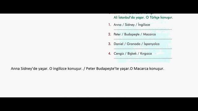 آموزش زبان ترکی استانبولی ازمبتدی تاپیشرفته - بخش 39  -  تمارین جدید زبان ترکی