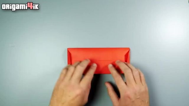 آموزش  جالب اوریگامی ساخت کیف پول کاغذی