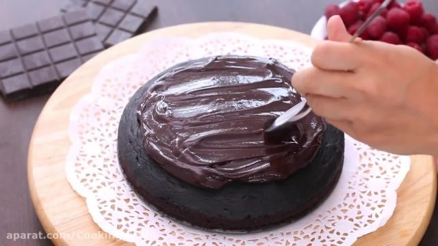 آموزش سریع کیک شکلاتی خوشمزه 