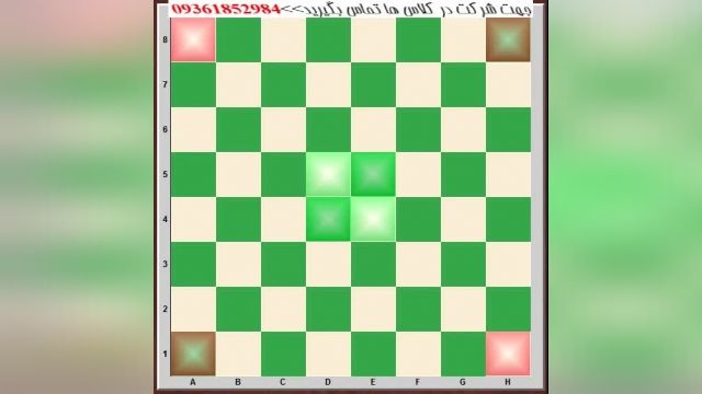 آموزش مفاهیم و مبانی صفحه شطرنج