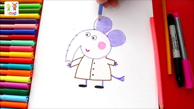 نقاشی کودکان این قسمت  امیلی فیله