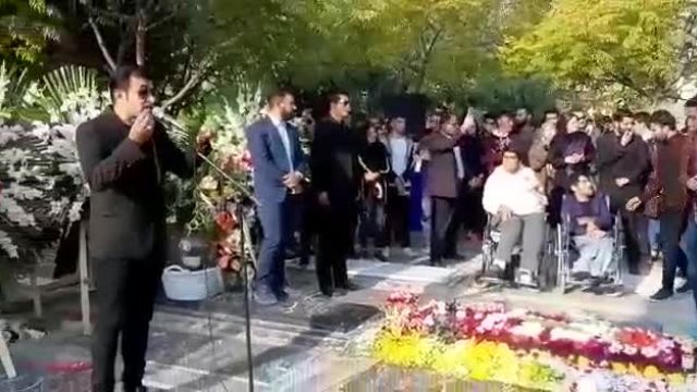 سخنرانی حمید مهدوی خواننده پاپ در پنجمین سالگرد مرتضی پاشایی