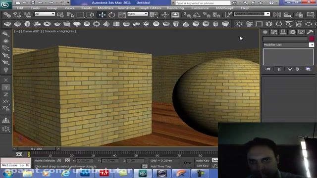 آموزش تری دی مکس (3D Max) - قسمت 25 -  تنظیمات رنگ پس زمینه