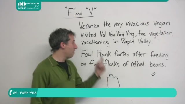 زبان انگلیسی - وقتی V و F در کلمات یک صدا میدهند