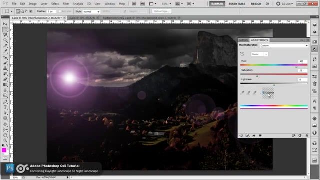 آموزش فتوشاپ (Photoshop) به صورت کاربردی - قسمت 5  - تکنیک تبدیل روز به شب