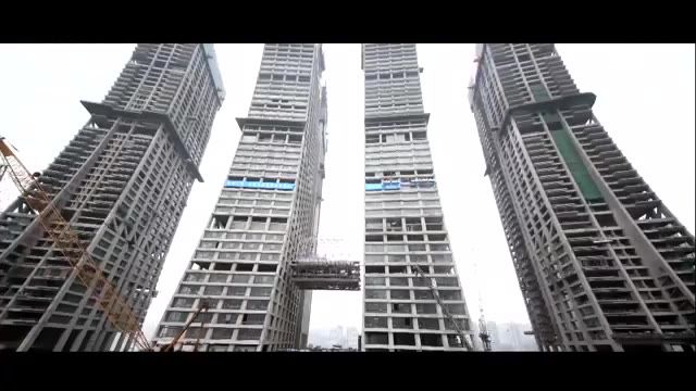 ساخت آسمانخراش افقی با نام Conservatory در چین  - برجی افقی که یک پل معلق است
