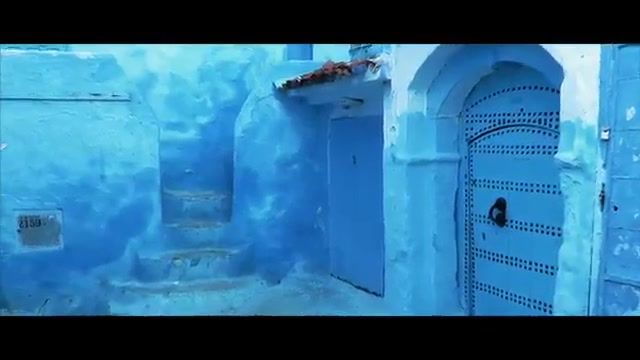 روستای چشم نواز  تمام آبی رنگ در مراکش 