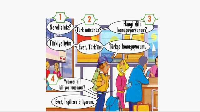 آموزش زبان ترکی استانبولی ازمبتدی تاپیشرفته - بخش 38 - تمرین مکالمه  زبان ترکی