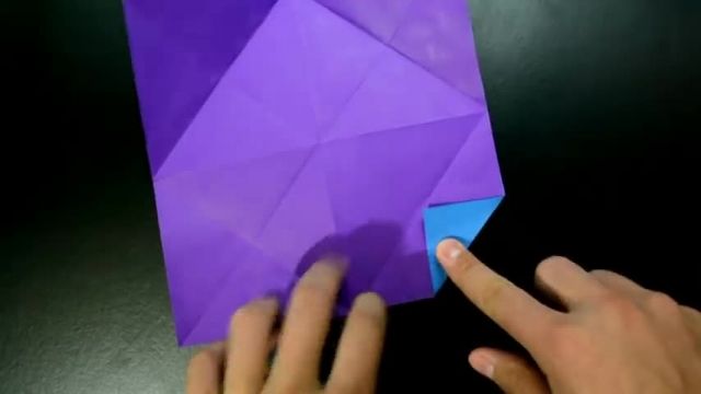 آموزش  جالب اوریگامی ساخت جعبه قلب ولنتاین
